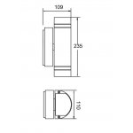 Светильник настенный 2 луча Oasis Light 78061 Bl