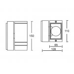 Светильник настенный 1 луч Oasis Light 78064 Gb