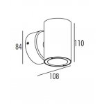 Светильник настенный 1 луч Oasis Light 78064 S