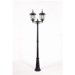 Светильник столб уличный 2 фонаря Oasis Light 79709LA Bl