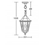 Светильник подвесной Oasis Light 79805lg Gb