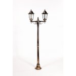 Светильник столб уличный 2 фонаря Oasis Light 79808MA Gb