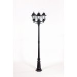 Светильник столб уличный 3 фонаря Oasis Light 79809MB Bl