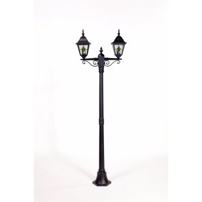 Светильник столб уличный 2 фонаря Oasis Light 79908MAlgG Bl Светильник столб уличный 2 фонаря Oasis Light 79908MAlgG Bl