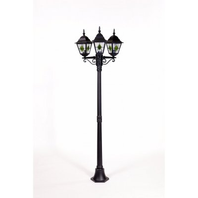Светильник столб уличный 3 фонаря Oasis Light 79908MBlgG Bl Светильник столб уличный 3 фонаря Oasis Light 79908MBlgG Bl