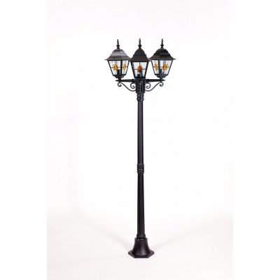 Светильник столб уличный 3 фонаря Oasis Light 79908MBlgY Bl Светильник столб уличный 3 фонаря Oasis Light 79908MBlgY Bl