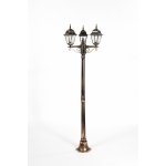 Светильник столб уличный 3 фонаря Oasis Light 79908SB Gb