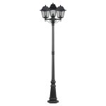 Светильник столб уличный 3 фонаря Oasis Light 79909LB Bl