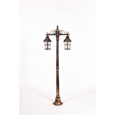 Светильник столб уличный 2 фонаря Oasis Light 81508A Gb Светильник столб уличный 2 фонаря Oasis Light 81508A Gb