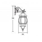 Светильник настенный Oasis Light 83402S Gb