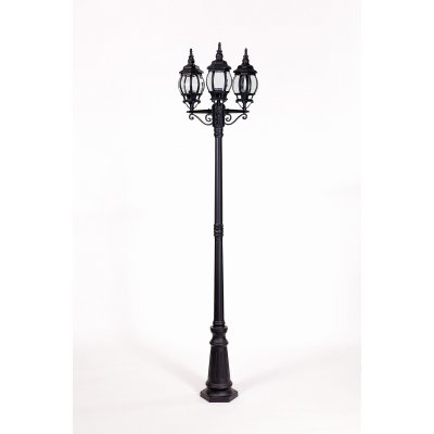 Светильник столб уличный 3 фонаря Oasis Light 83409SB Bl Светильник столб уличный 3 фонаря Oasis Light 83409SB Bl