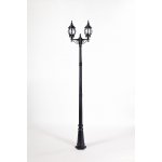 Светильник столб уличный 2 фонаря Oasis Light 83410SA 18 Bl