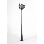 Светильник столб уличный 3 фонаря Oasis Light 83410SB 21 Bl