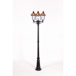 Светильник столб уличный 3 фонаря Oasis Light 84309cB Bl