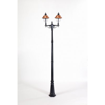 Светильник столб уличный 2 фонаря Oasis Light 84310cA 18 Bl Светильник столб уличный 2 фонаря Oasis Light 84310cA 18 Bl