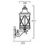 Светильник настенный Oasis Light 84801/02 Bl