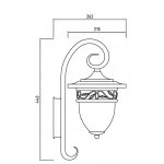 Светильник настенный Oasis Light 87202L/18L Gb