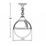 Светильник подвесной Oasis Light 88105 Bl