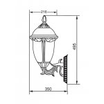 Светильник настенный Oasis Light 89101L/15 Bl мат/тр