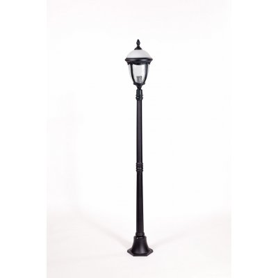 Светильник столб уличный 1 фонарь Oasis Light 89108L Bl мат/тр