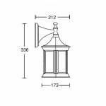 Светильник настенный Oasis Light 89802L Gb