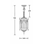 Светильник подвесной Oasis Light 89905S Bl