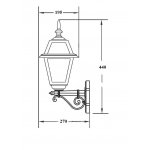 Светильник настенный Oasis Light 91101fS Bl