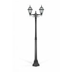 Светильник столб уличный 2 фонаря Oasis Light 91108fSA Bl