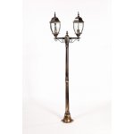 Светильник столб уличный 2 фонаря Oasis Light 91208LA Gb