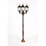 Светильник столб уличный 3 фонаря Oasis Light 91208LB Gb
