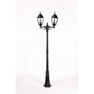 Светильник столб уличный 2 фонаря Oasis Light 91209LA Bl