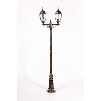 Светильник столб уличный 2 фонаря Oasis Light 91209LA Gb