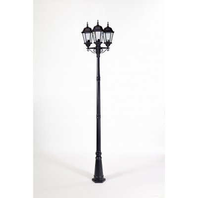 Светильник столб уличный 3 фонаря Oasis Light 91410B 18 Bl Светильник столб уличный 3 фонаря Oasis Light 91410B 18 Bl