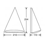 Светильник настенный Oasis Light 91430 Bl