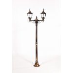 Светильник столб уличный 2 фонаря Oasis Light 91508A Gb