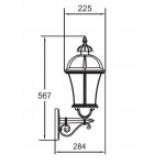 Светильник настенный Oasis Light 95201L/02 Gb
