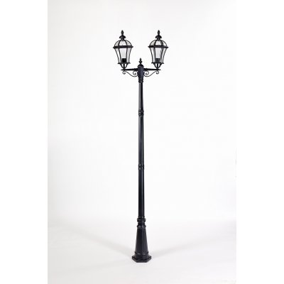 Светильник столб уличный 2 фонаря Oasis Light 95210LA 18 Bl Светильник столб уличный 2 фонаря Oasis Light 95210LA 18 Bl