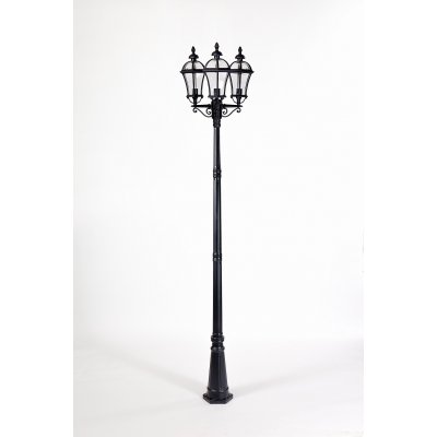 Светильник столб уличный 3 фонаря Oasis Light 95210LB 18 Bl Светильник столб уличный 3 фонаря Oasis Light 95210LB 18 Bl
