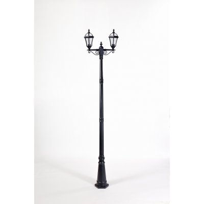 Светильник столб уличный 2 фонаря Oasis Light 95210SA 18 Bl Светильник столб уличный 2 фонаря Oasis Light 95210SA 18 Bl