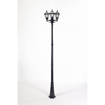 Светильник столб уличный 3 фонаря Oasis Light 95210SB 21 Bl Светильник столб уличный 3 фонаря Oasis Light 95210SB 21 Bl