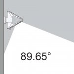 Светильник настенный на солнечной батарее с 1 поворотным модулем, датчиком движения и поворотной солнечной панелью Oasis Light P9011