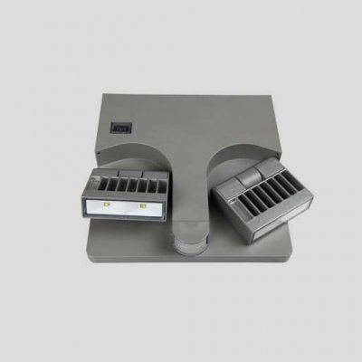 Светильник настенный на солнечной батарее с 2 поворотными модулями и датчиком движения Oasis Light P9012