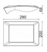 Светильник настенный на солнечной батарее Oasis Light P9034