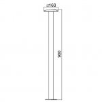 Светильник столб уличный Oasis Light ST031002-900