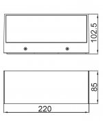Светильник настенный Oasis Light W1891М-3K