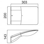 Светильник настенный Oasis Light W1895-3K