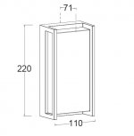 Светильник настенный Oasis Light W1930-3К