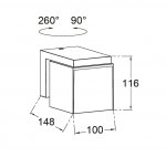 Светильник настенный Oasis Light W1938-1