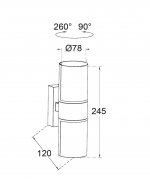 Светильник настенный Oasis Light W1981-2