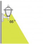 Светильник настенный с датчиком движения/освещенности Oasis Light W2601-PIR